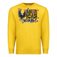 Lemon american woman Premium Sweatshirt - CowhideDigitalArt
