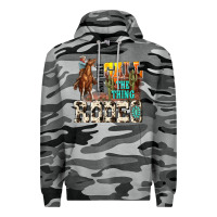Slate Camo and they call the thing rodeo Premium Hoodie - NancyCooperArtShop