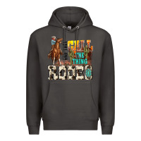 Smoke and they call the thing rodeo Premium Hoodie - NancyCooperArtShop