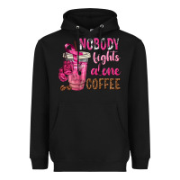 Black Nobody Fights Alone Coffee Heavyweight Hoodie - texasbilliewilder
