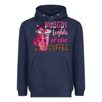 Navy Nobody Fights Alone Coffee Heavyweight Hoodie - texasbilliewilder