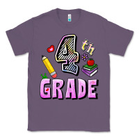 Lavender Fourth Grade Classic Tee - RanaPortraitStore