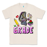 Natural Fourth Grade Classic Tee - RanaPortraitStore