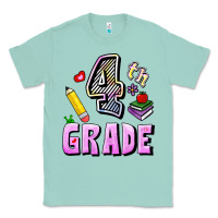 Seafoam Fourth Grade Classic Tee - RanaPortraitStore
