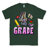 Sports Green Fourth Grade Classic Tee - RanaPortraitStore