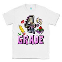 White Fourth Grade Classic Tee - RanaPortraitStore