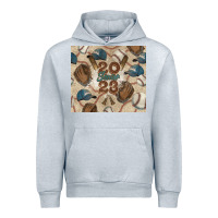 Heather Grey Baseball senior Urban Hoodie - NancyCooperArtShop