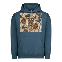 Pigment Midnight Navy Baseball senior Urban Hoodie - NancyCooperArtShop
