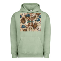 Pigment Oil Green Baseball senior Urban Hoodie - NancyCooperArtShop