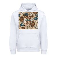 White Baseball senior Urban Hoodie - NancyCooperArtShop