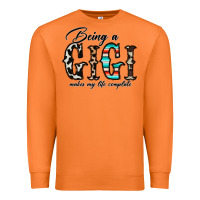 Carrot being a gigi makes my life complate Premium Sweatshirt - CowhideDigitalArt