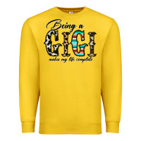 Lemon being a gigi makes my life complate Premium Sweatshirt - CowhideDigitalArt