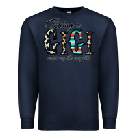 Navy being a gigi makes my life complate Premium Sweatshirt - CowhideDigitalArt