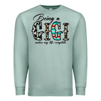 Seafoam being a gigi makes my life complate Premium Sweatshirt - CowhideDigitalArt