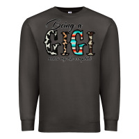 Smoke being a gigi makes my life complate Premium Sweatshirt - CowhideDigitalArt