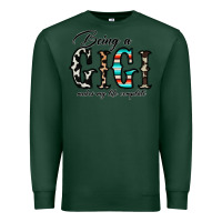 Sports Green being a gigi makes my life complate Premium Sweatshirt - CowhideDigitalArt