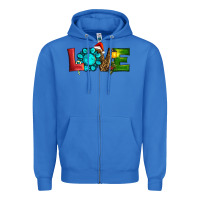 True Royal Western Gemstone Christmas Love Zipper Hoodie - RanaPortraitStore