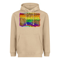 Mushroom pride background Heavyweight Hoodie - Zillion Design Studio