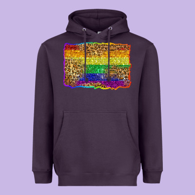 Pride Background Heavyweight Hoodie Designed By Zillion Design Studio