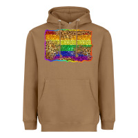 Toasted Coconut pride background Heavyweight Hoodie - Zillion Design Studio