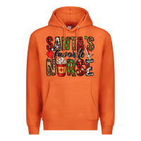 Carrot santa's favorite nurse Premium Hoodie - Jasminsmagicworld