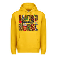 Lemon santa's favorite nurse Premium Hoodie - Jasminsmagicworld