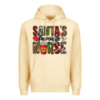Pina Colada santa's favorite nurse Premium Hoodie - Jasminsmagicworld