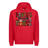 Red santa's favorite nurse Premium Hoodie - Jasminsmagicworld