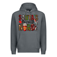 Rock santa's favorite nurse Premium Hoodie - Jasminsmagicworld