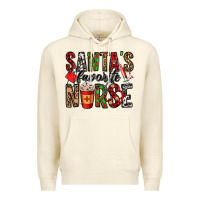 Sandshell santa's favorite nurse Premium Hoodie - Jasminsmagicworld