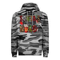 Slate Camo santa's favorite nurse Premium Hoodie - Jasminsmagicworld