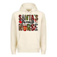 Tofu santa's favorite nurse Premium Hoodie - Jasminsmagicworld