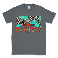 Charcoal Heather hey there cowboy Classic Tee - texasbilliewilder