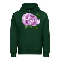Forest Green life's little pleasures rose Urban Hoodie - LillyAllenDesigns