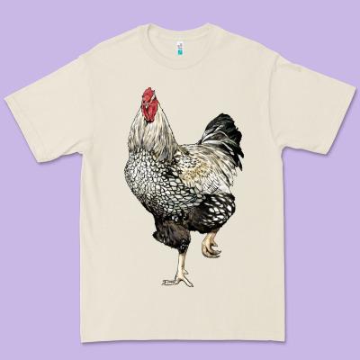 Wyandotte Rooster Premium Tee Designed By Lillyallendesigns