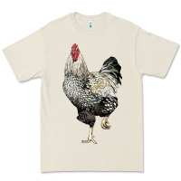 Bone wyandotte rooster Premium Tee - LillyAllenDesigns