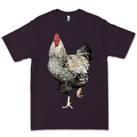 Plum wyandotte rooster Premium Tee - LillyAllenDesigns