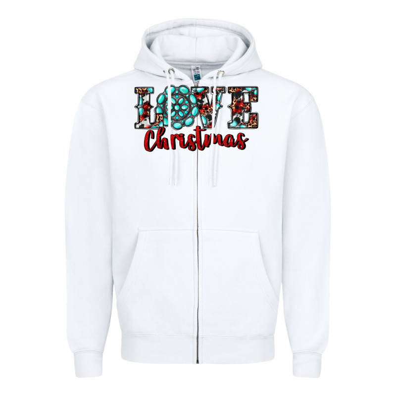 Western Gemstone Christmas Love Zipper Hoodie by RanaPortraitStore | Teevron