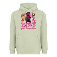 Matcha Paws For The Cure Heavyweight Hoodie - texasbilliewilder