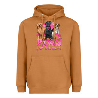 Meerkat Paws For The Cure Heavyweight Hoodie - texasbilliewilder