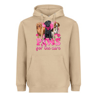 Mushroom Paws For The Cure Heavyweight Hoodie - texasbilliewilder