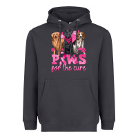 Smoke Paws For The Cure Heavyweight Hoodie - texasbilliewilder