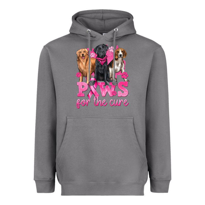 Paws For The Cure Heavyweight Hoodie by texasbilliewilder | Teevron