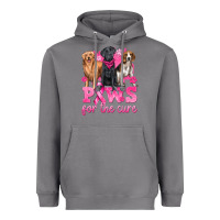 Storm Paws For The Cure Heavyweight Hoodie - texasbilliewilder