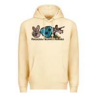 Pina Colada peace love triceratops horridus Premium Hoodie - LillyAllenDesigns