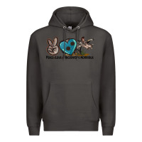 Smoke peace love triceratops horridus Premium Hoodie - LillyAllenDesigns