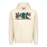 Tofu peace love triceratops horridus Premium Hoodie - LillyAllenDesigns
