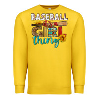 Lemon baseball it's a girl thing Premium Sweatshirt - HRA Design Shop