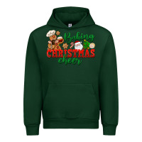 Forest Green Baking Christmas cheer Urban Hoodie - NancyCooperArtShop