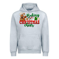 Heather Grey Baking Christmas cheer Urban Hoodie - NancyCooperArtShop